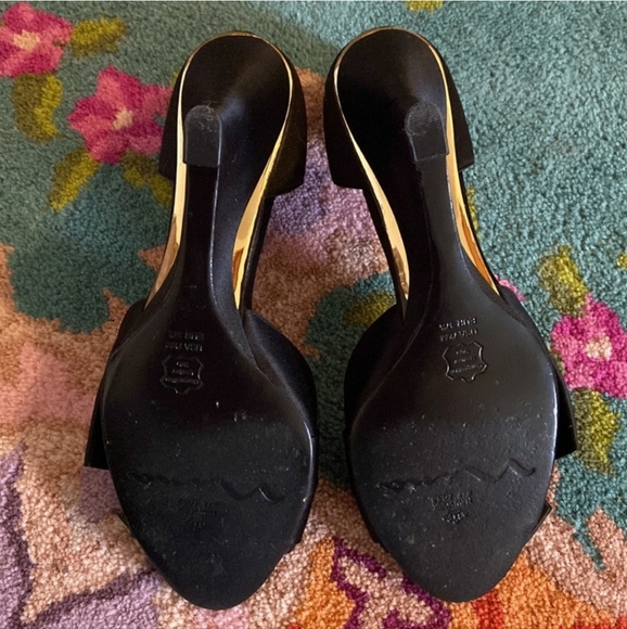 Nina formal satin wedge heels - Picture 7 of 8